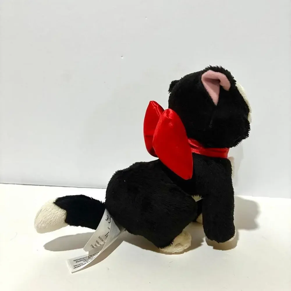 Disney Store  Pet Kitten Figaro Stuffed Plush Toy Pinocchio